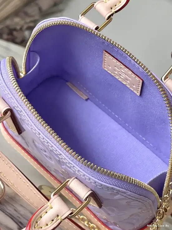 AAA Pruses Bags VUITTON LOUIS Nano Alma-18*12*8cm 0602